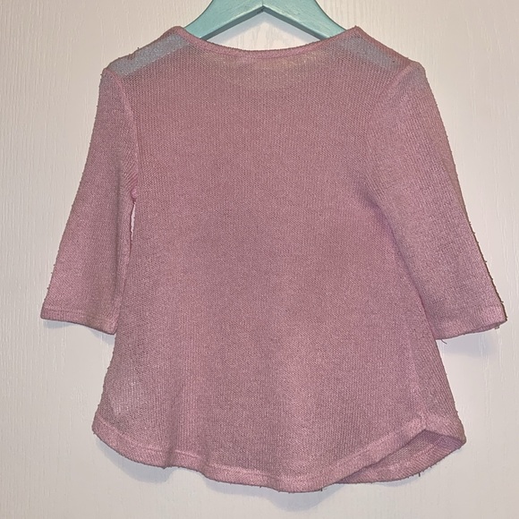 3 for 15 Old Navy pink knit lightweight sweater - Picture 4 of 4